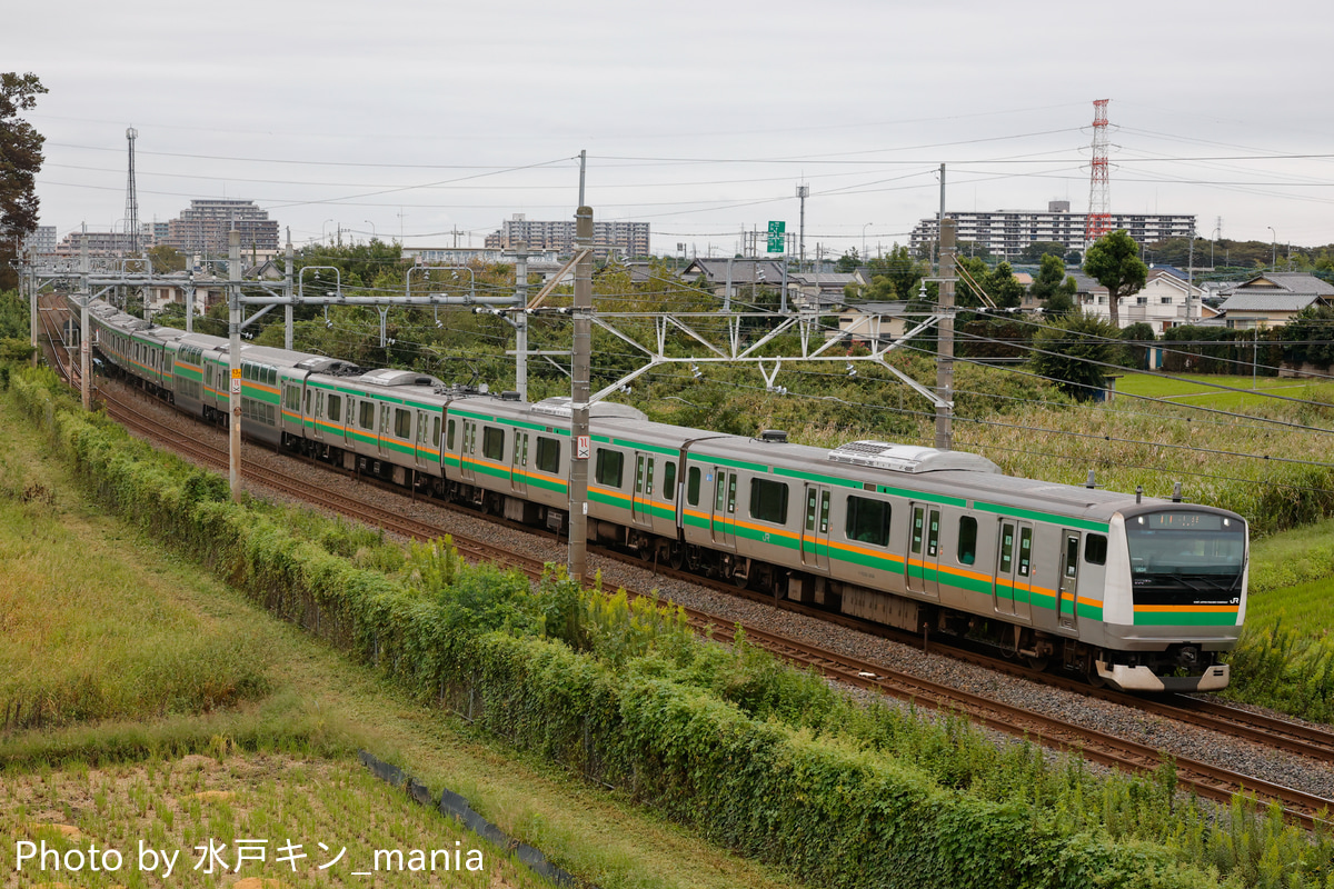 JR東日本 小山車両センター E233系 ヤマU624編成