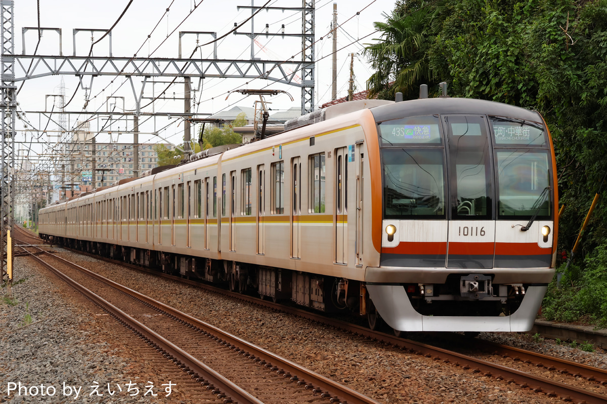 東京メトロ 和光検車区 10000系 10116F