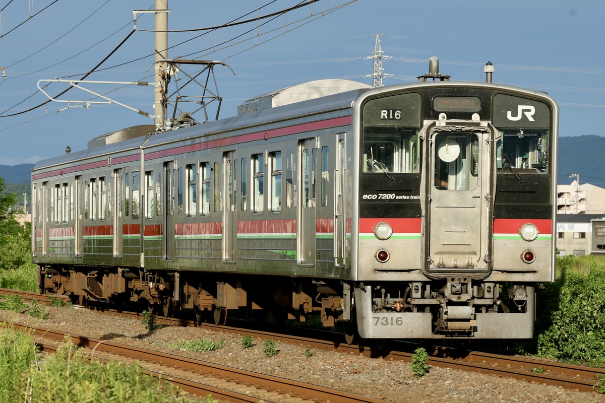 JR四国 松山運転所 7200系 R16編成