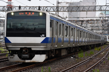 JR東日本E531系カツK404編成を水戸～勝田間で撮影した画像