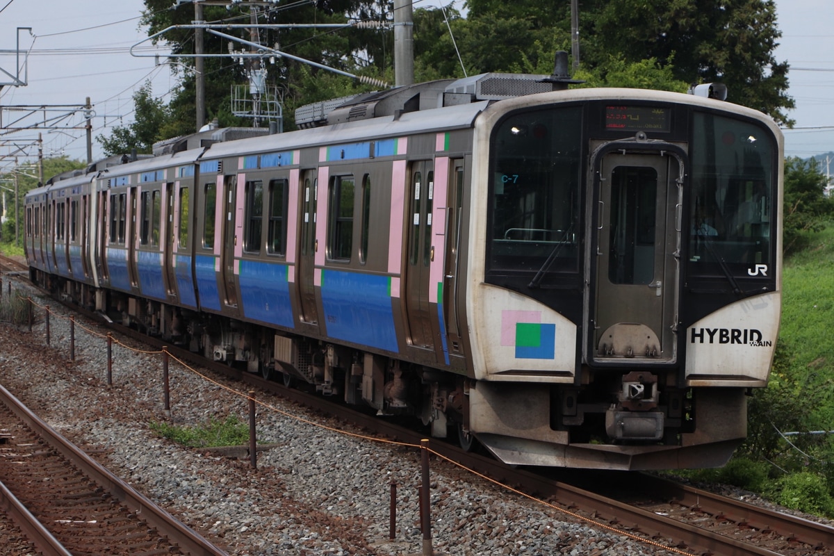 JR東日本  HB-E210系 ココC-7編成