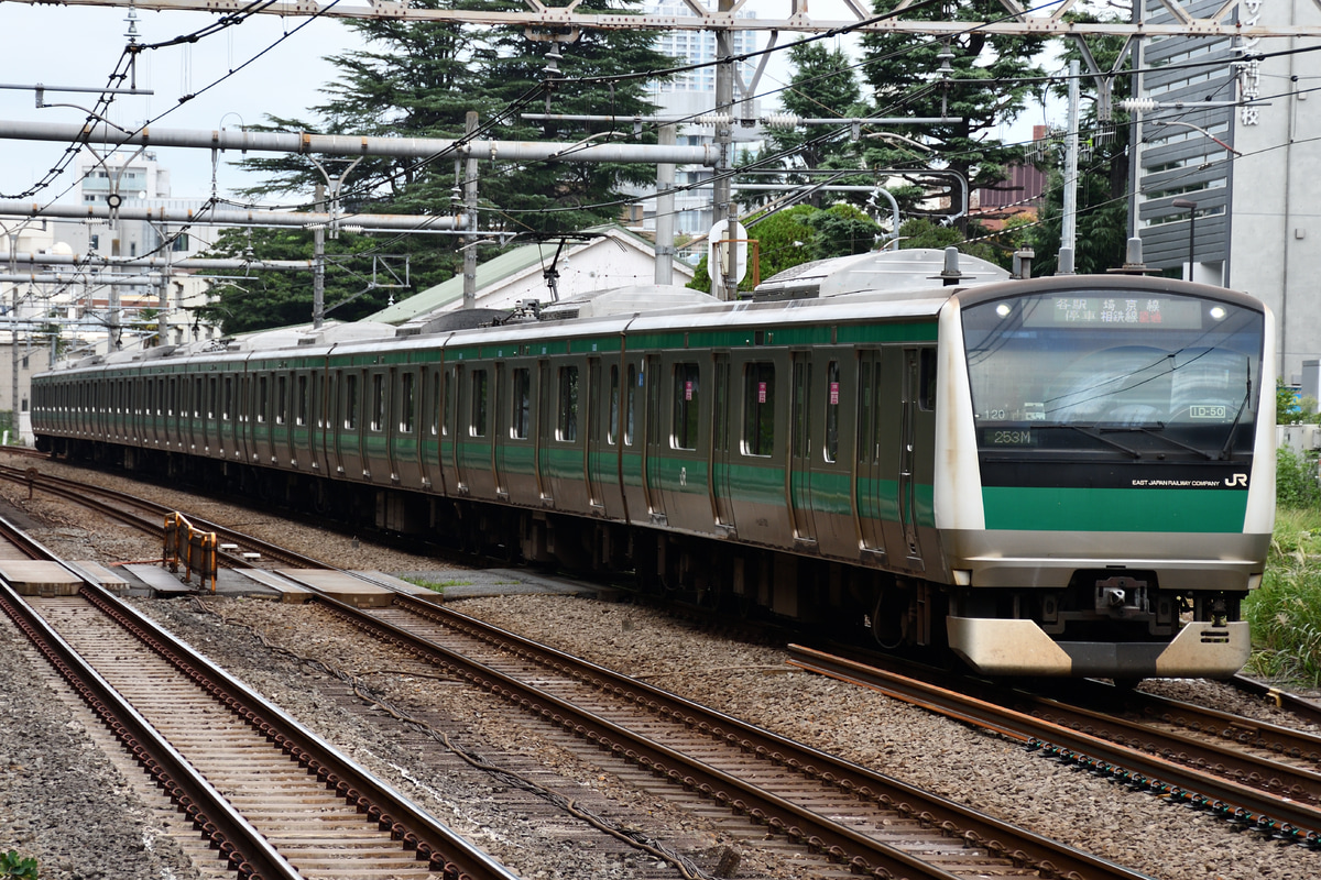 JR東日本 川越車両ベース E233系 ハエ120編成