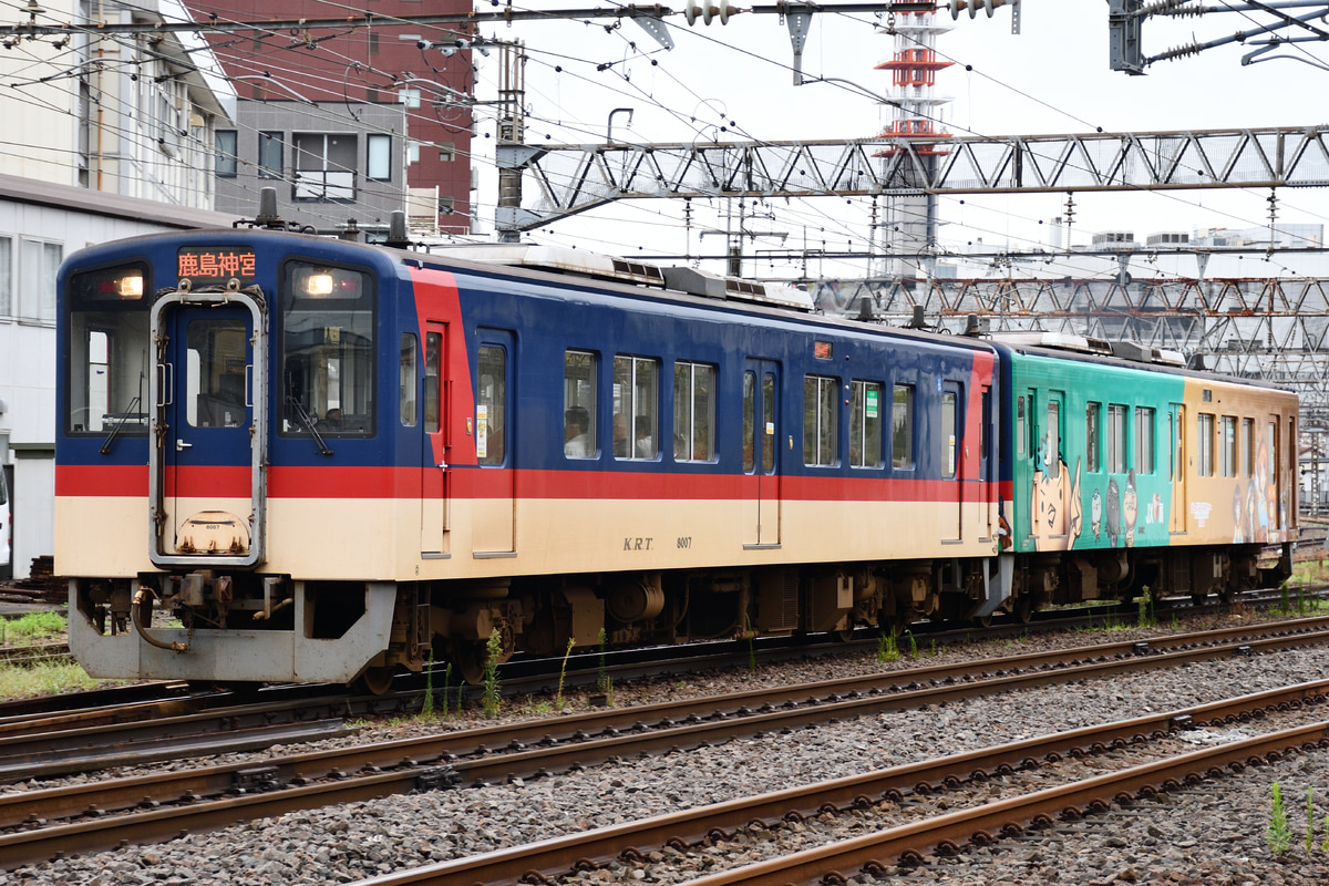 鹿島臨海鉄道 神栖車両区 8000形 8007