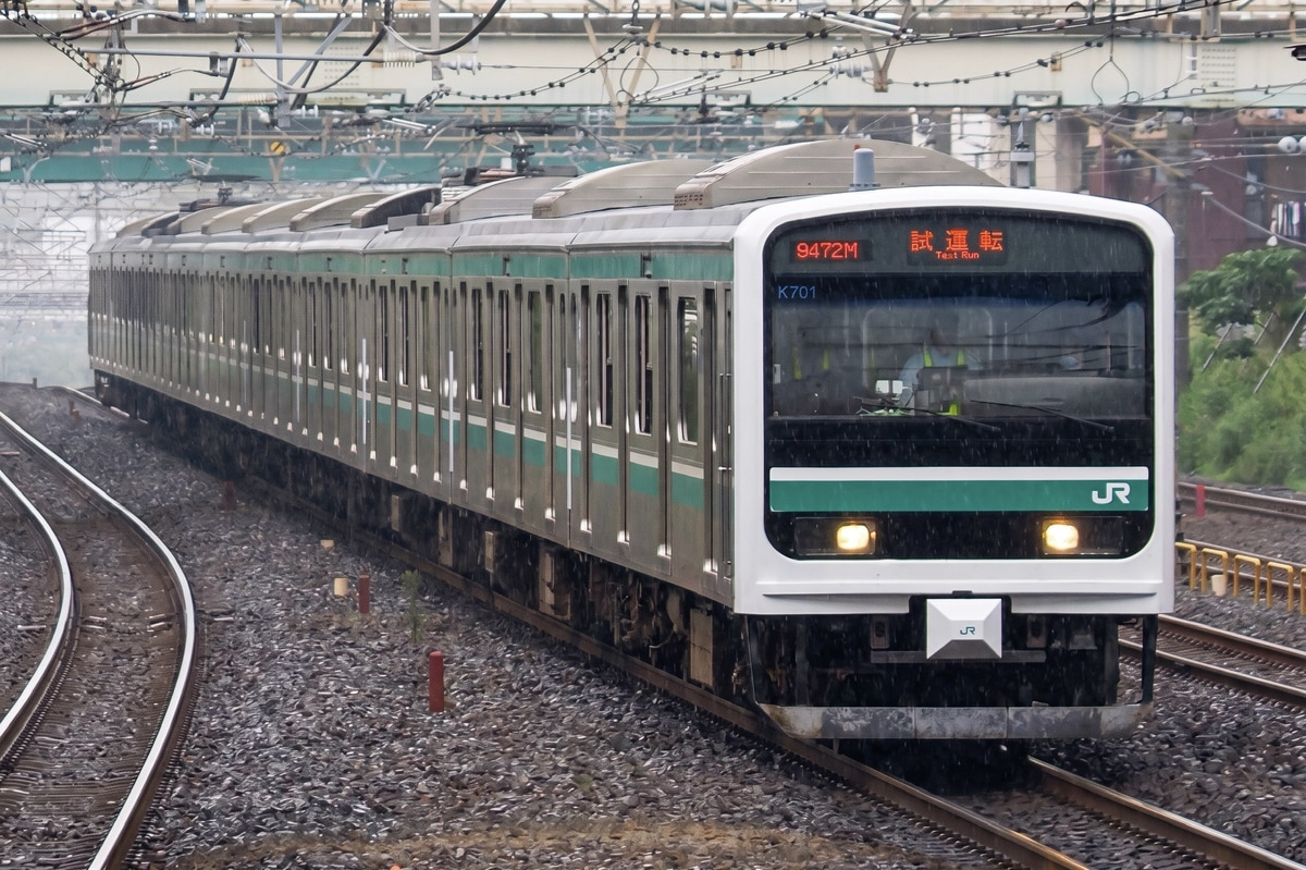 JR東日本 勝田車両センター E501系 カツK701編成