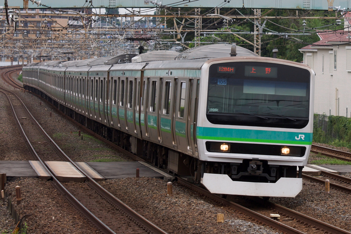 JR東日本 松戸車両センター本区 E231系 マト105編成