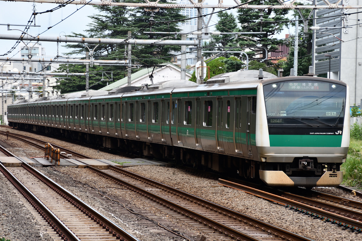 JR東日本 川越車両ベース E233系 ハエ127編成