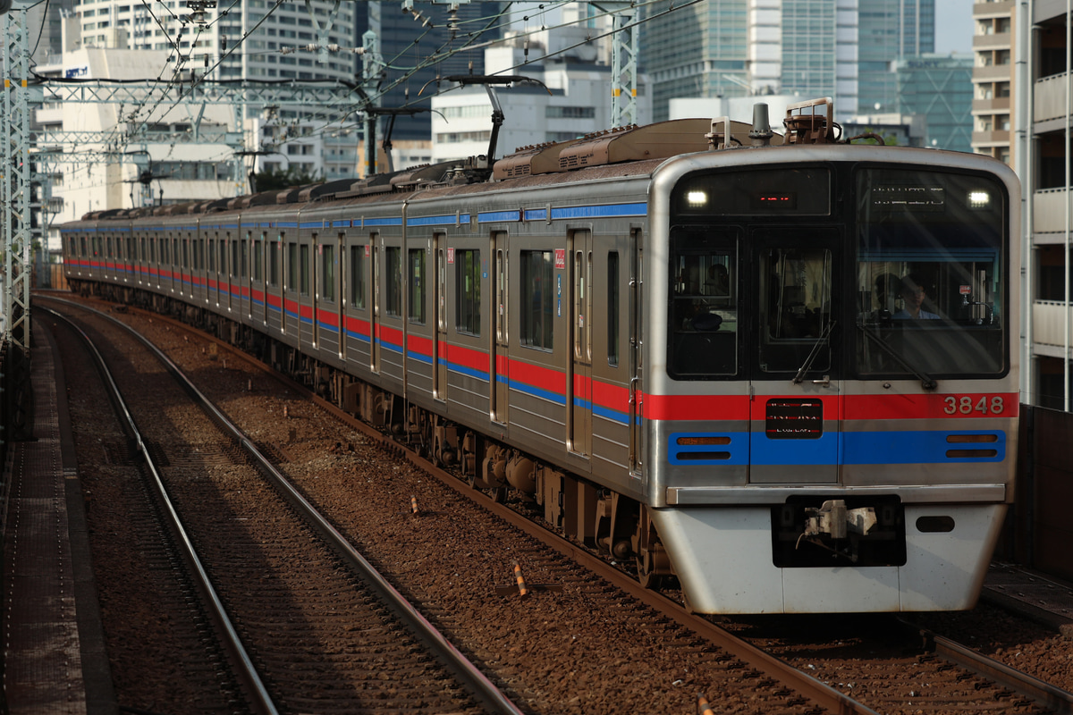 京成電鉄 宗吾車両基地 3700形 3848編成