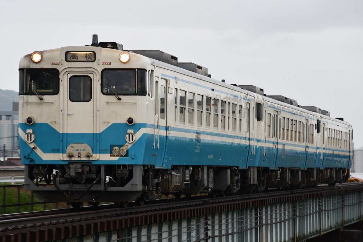 JR四国 徳島運転所 キハ40 2148