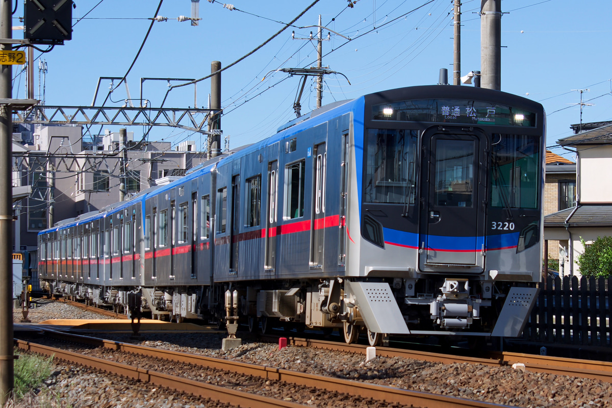 京成電鉄 くぬぎ山車両基地 3200形 3220F