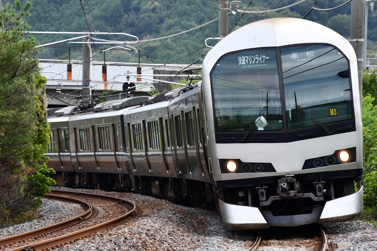 JR四国 高松運転所 5000系 M3編成