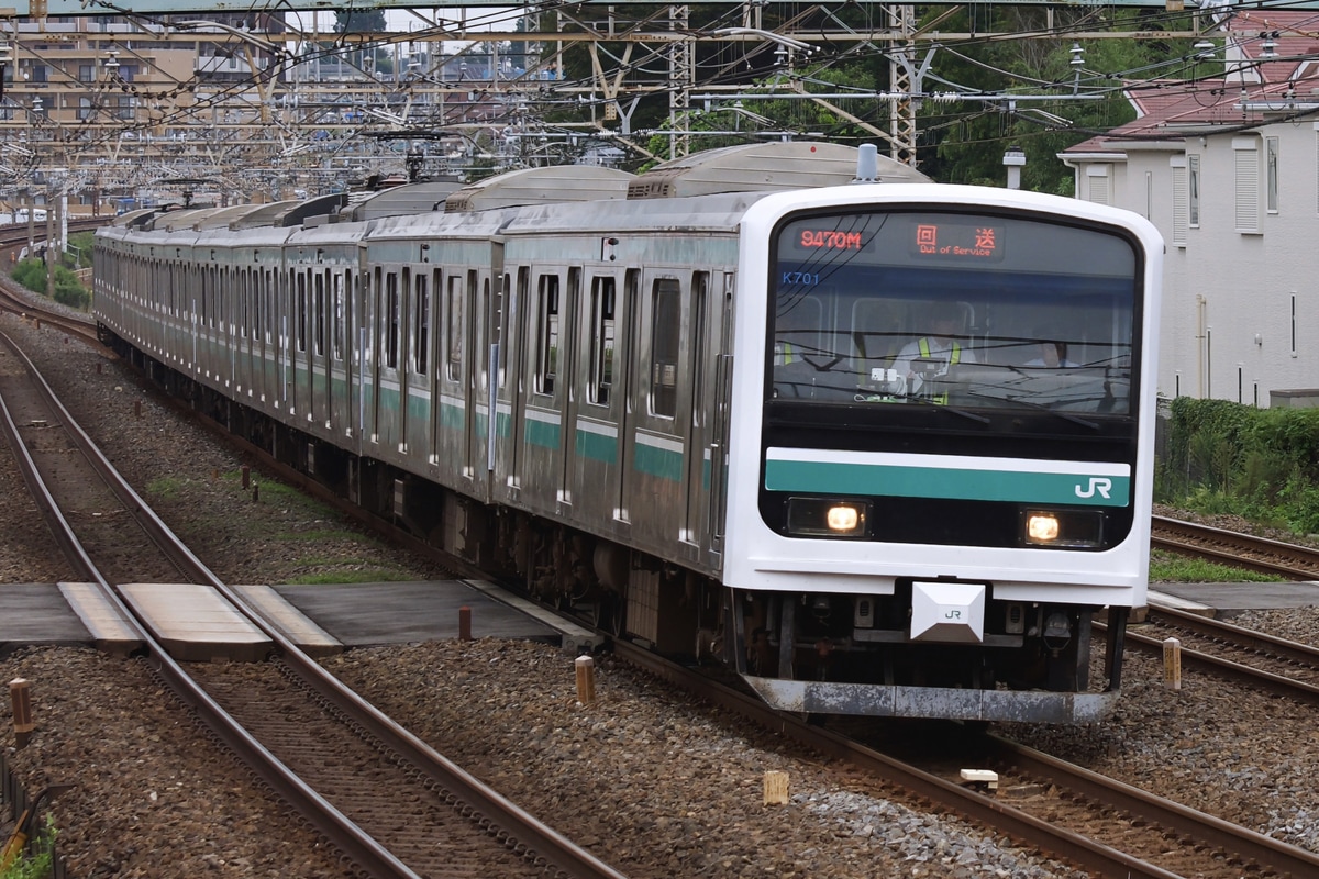 JR東日本 勝田車両センター E501系 カツK701編成