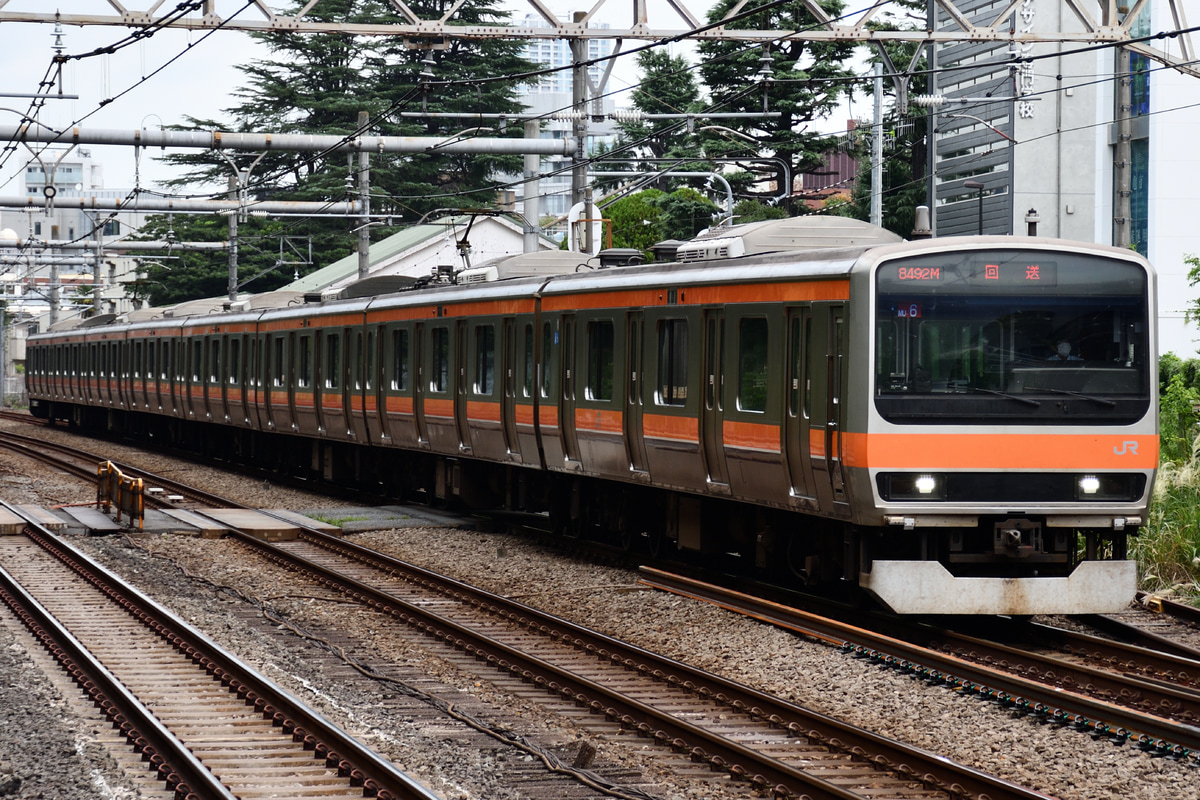 JR東日本 京葉車両ベース E231系 ケヨMU6編成