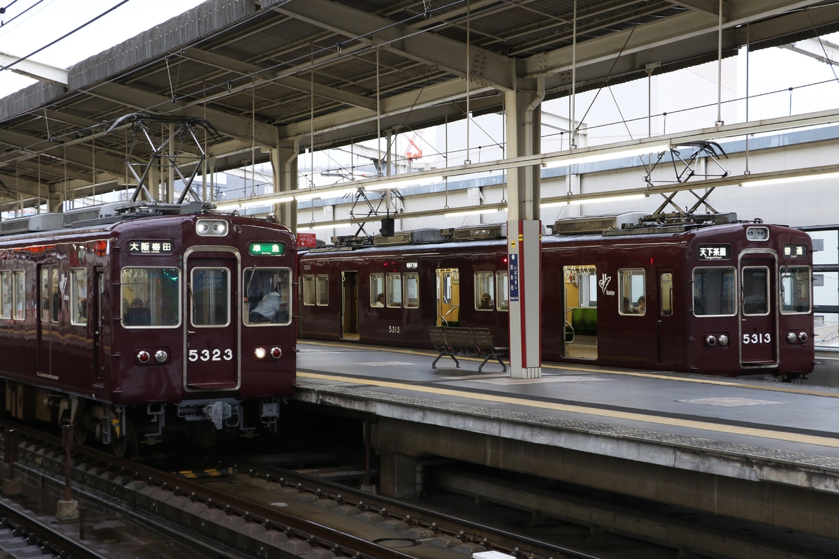 阪急電鉄 正雀車庫 5300系 5323F