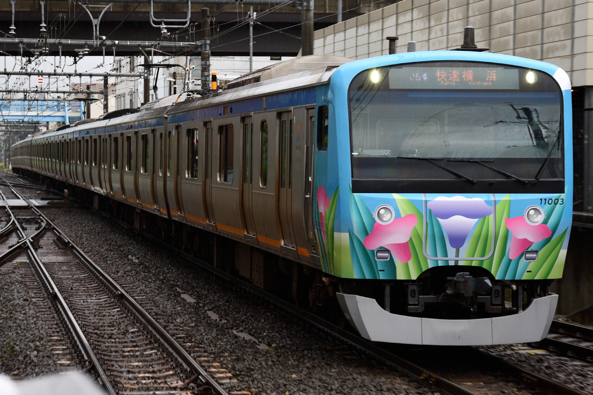 相模鉄道 かしわ台車両センター 11000系 11003×10