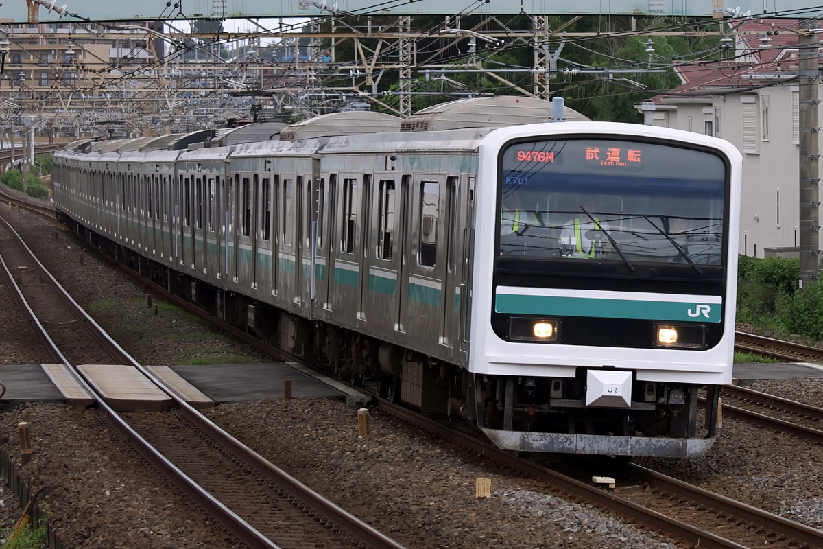 JR東日本 勝田車両センター E501系 カツK701編成