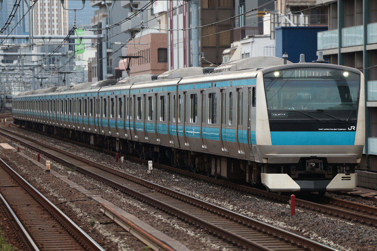 JR東日本 さいたま車両センター E233系 サイ136編成