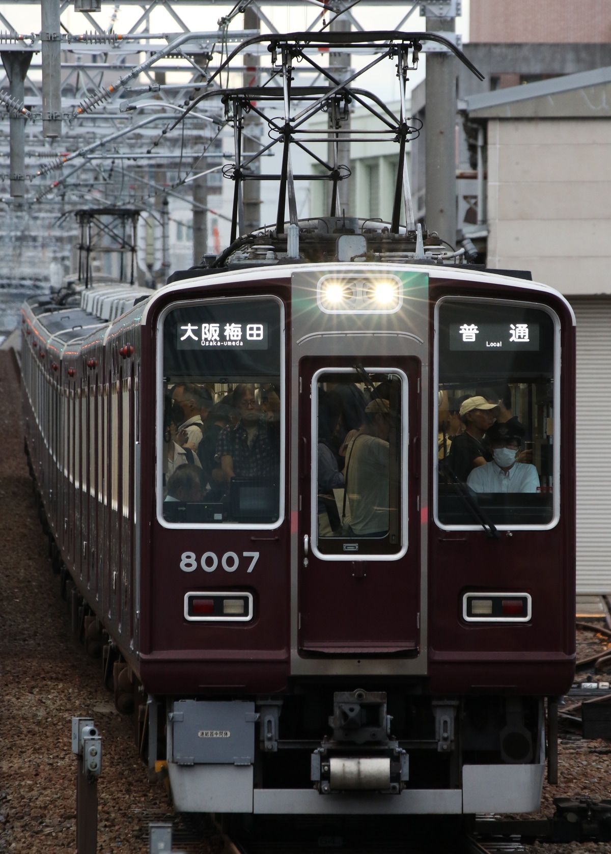 阪急電鉄 平井車庫 8000系 8007F