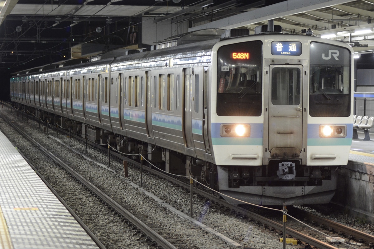 JR東日本 長野総合車両ベース 211系 ナノN605編成
