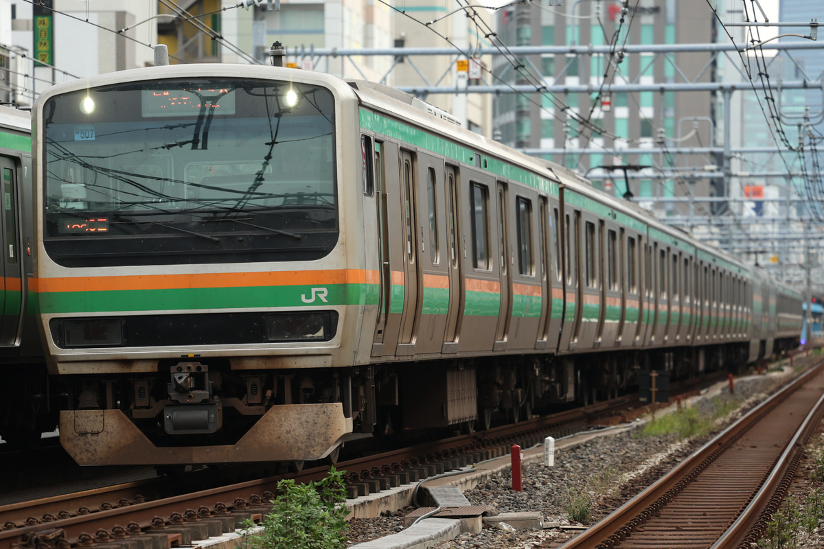 JR東日本 小山車両センター E231系 ヤマU507編成