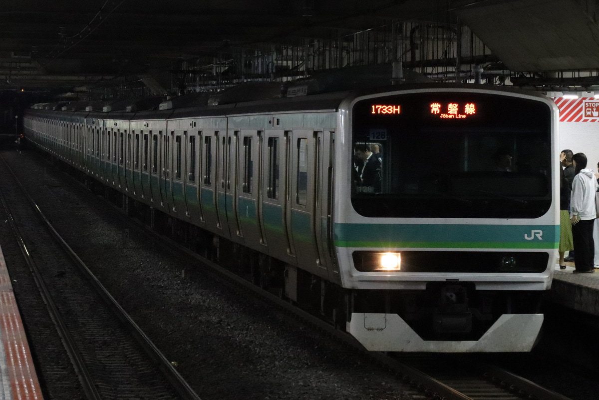 JR東日本 松戸車両センター本区 E231系 マト128編成