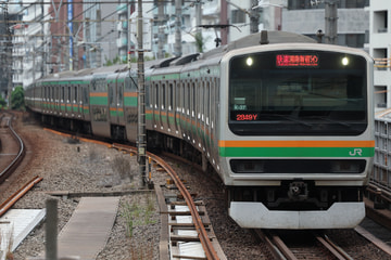JR東日本 E231系 恵比寿駅付近