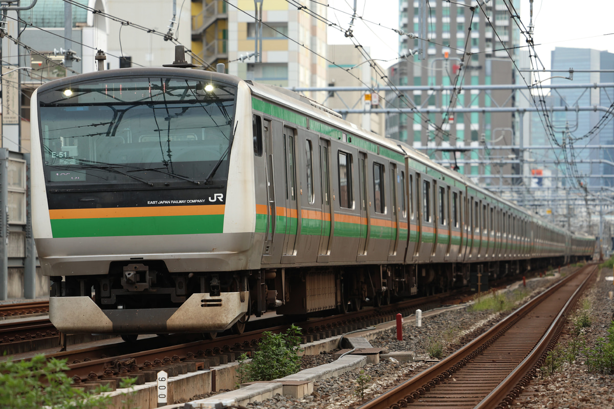JR東日本 国府津車両センター E233系 コツE-51編成