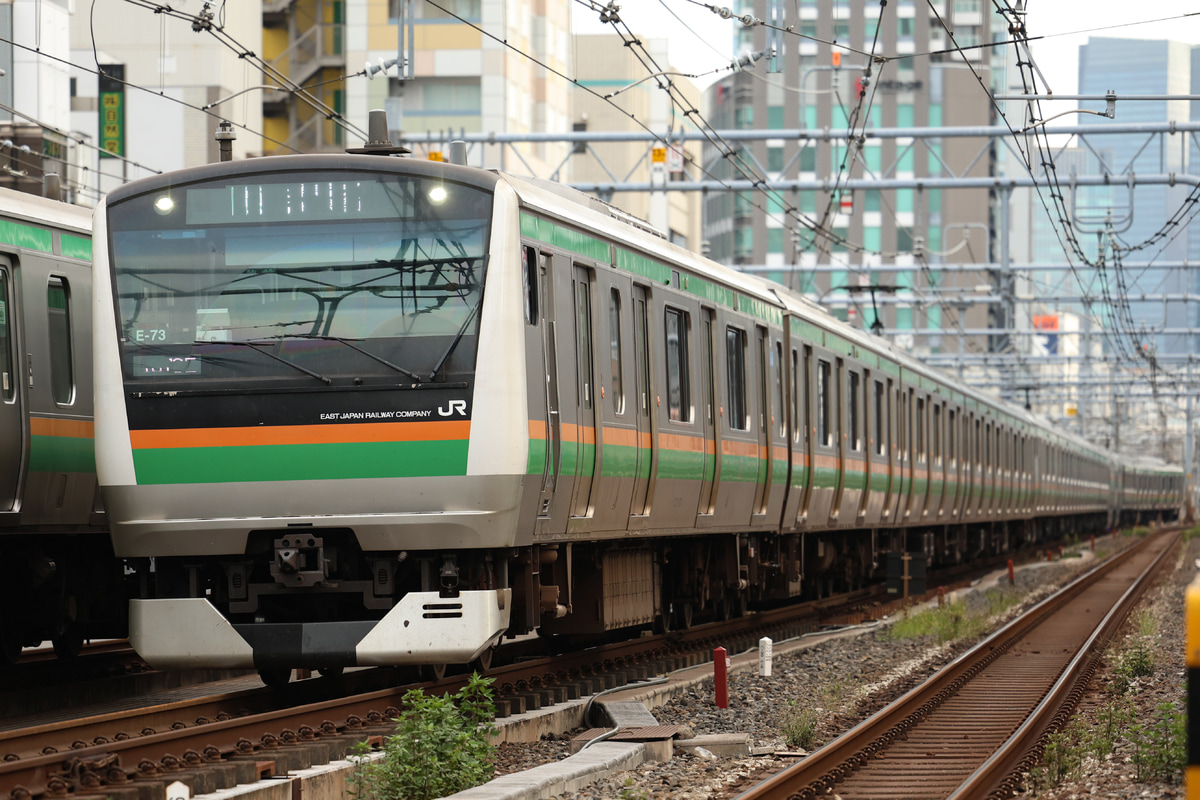 JR東日本 国府津車両センター E233系 コツE-73編成