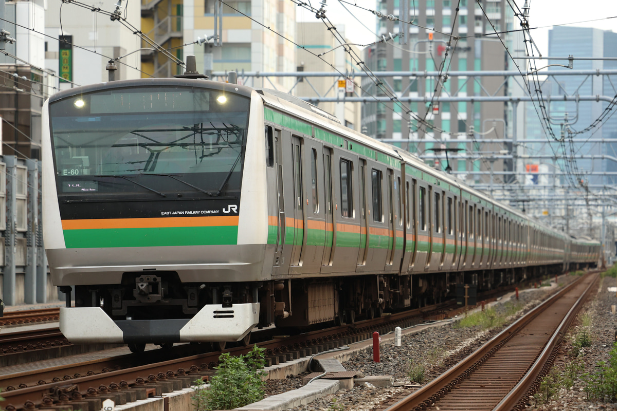 JR東日本 国府津車両センター E233系 コツE-60編成