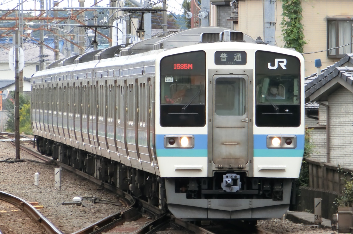 JR東日本 長野総合車両センター 211系 ナノN606編成
