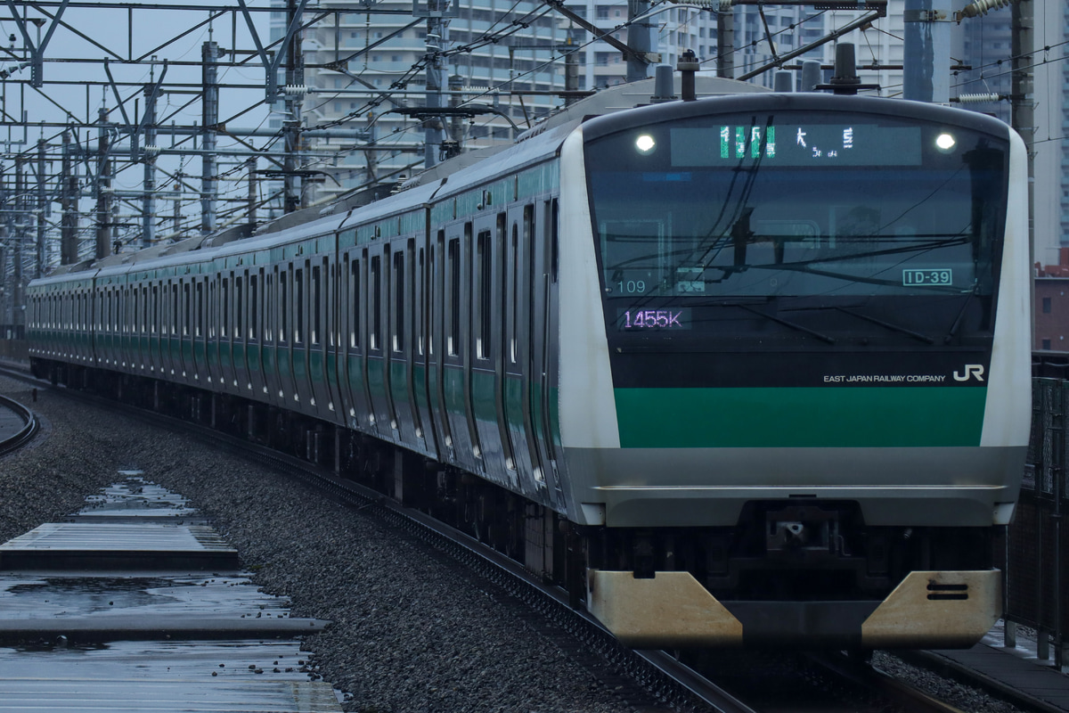 JR東日本 川越車両センター E233系 ハエ109編成