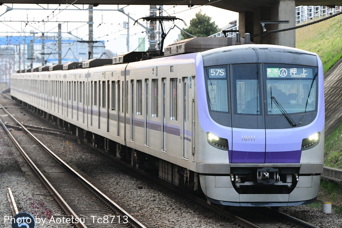 東京メトロ 鷺沼検車区 18000系 18111F