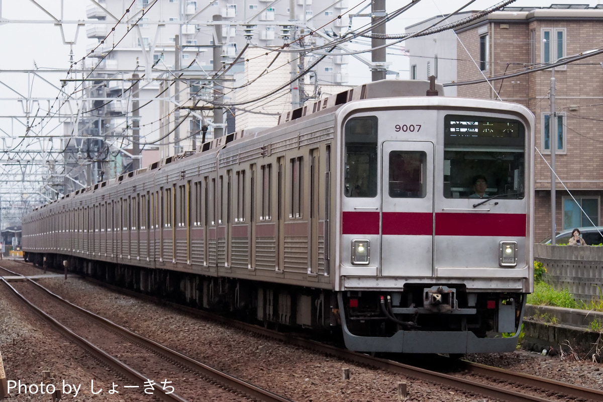 東武鉄道 森林公園検修区 9000系 9107F