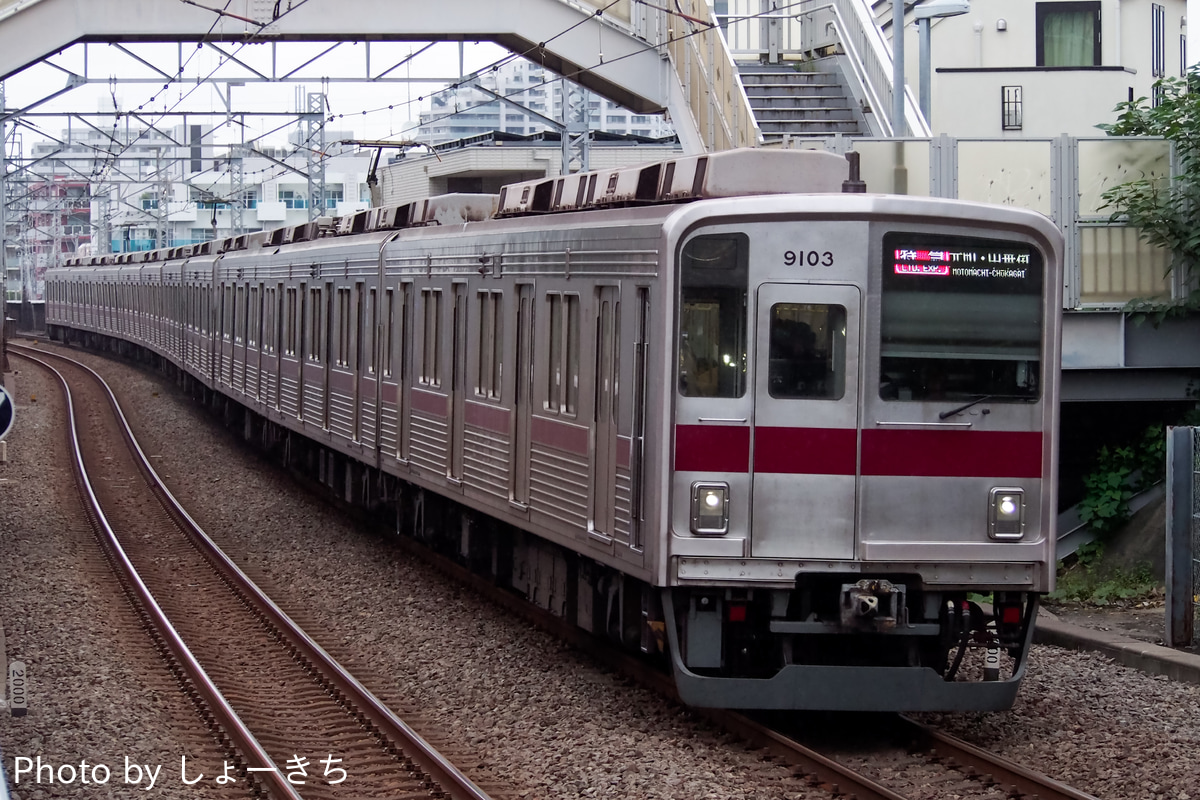 東武鉄道 森林公園検修区 9000系 9103F