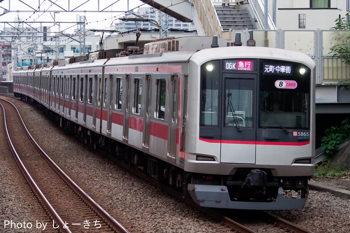 東急電鉄 元住吉検車区 5050系 5165F