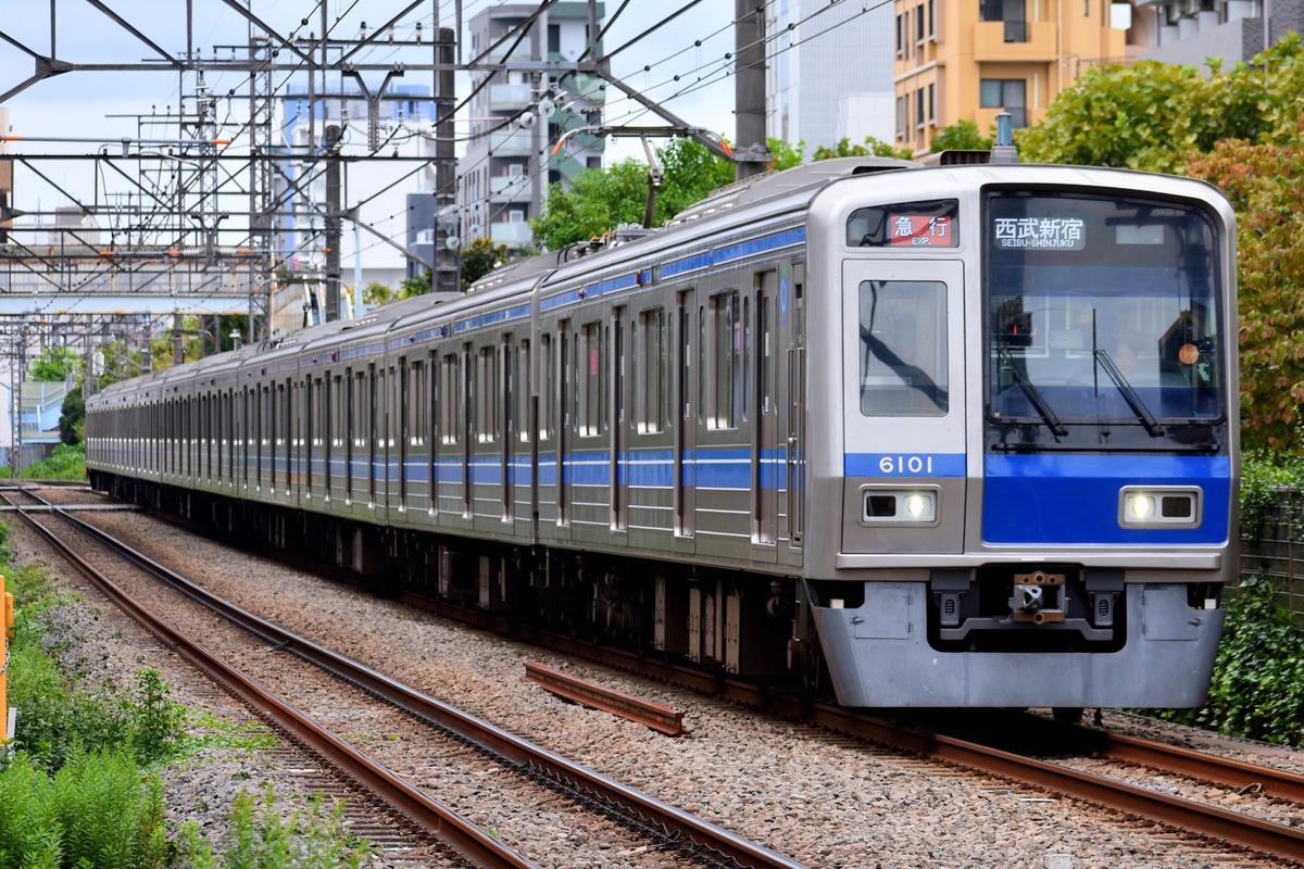 西武鉄道 南入曽車両基地 6000系 6101F