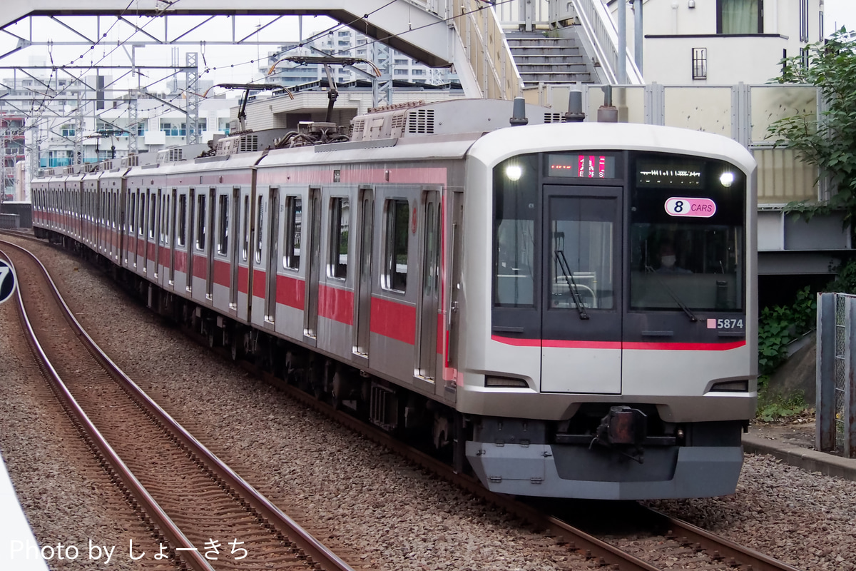 東急電鉄 元住吉検車区 5050系 5174F
