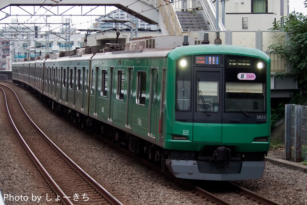 東急電鉄 元住吉検車区 5000系 5122F