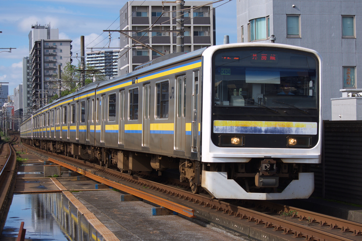 JR東日本 幕張車両センター 209系 マリC434編成