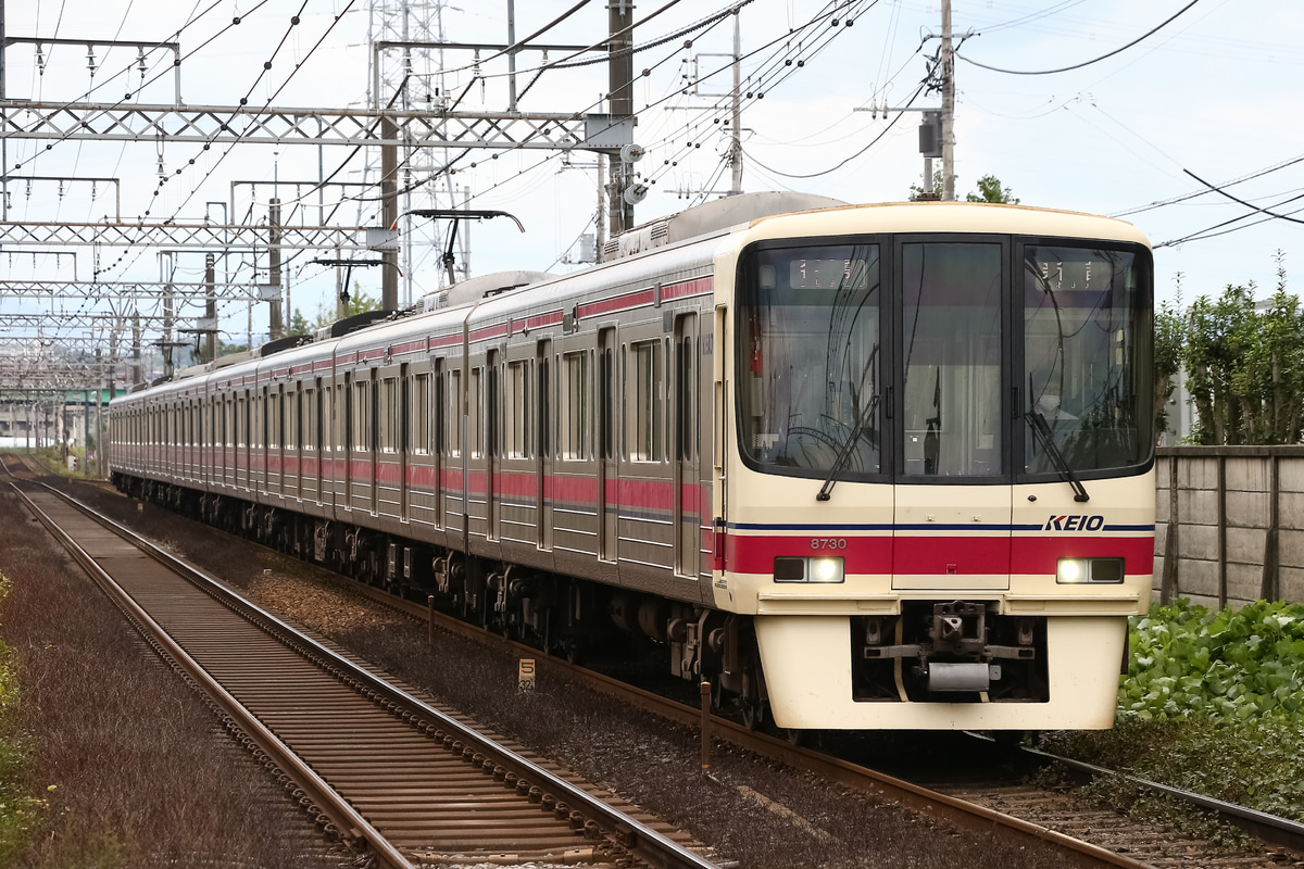 京王電鉄 若葉台検車区 8000系 8730f