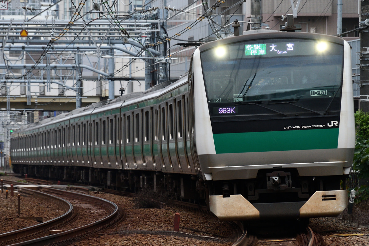 JR東日本 川越車両ベース E233系 ハエ121編成