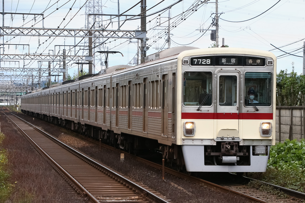 京王電鉄 若葉台検車区 7000系 7728f