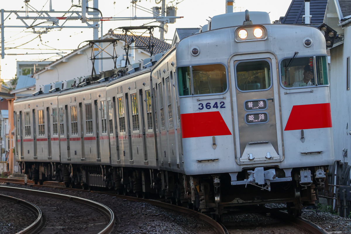 山陽電気鉄道 東二見車両基地 3050系 3074F