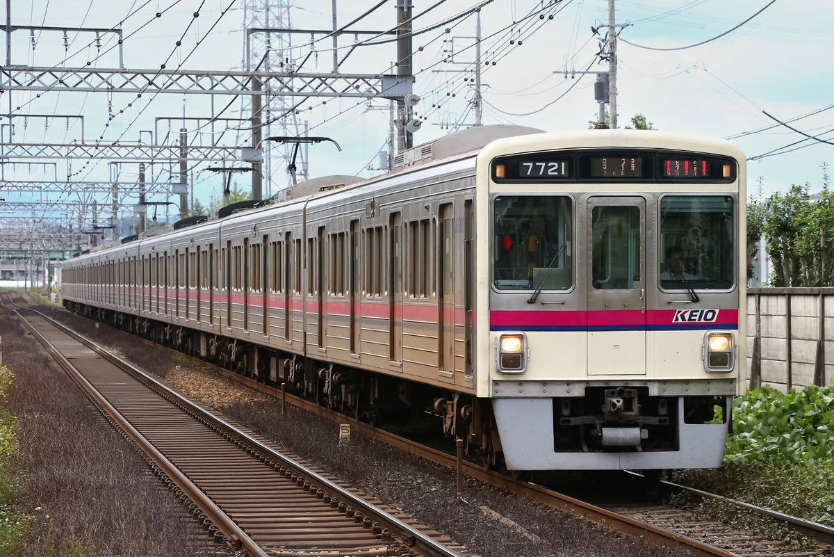 京王電鉄 若葉台検車区 7000系 7721f