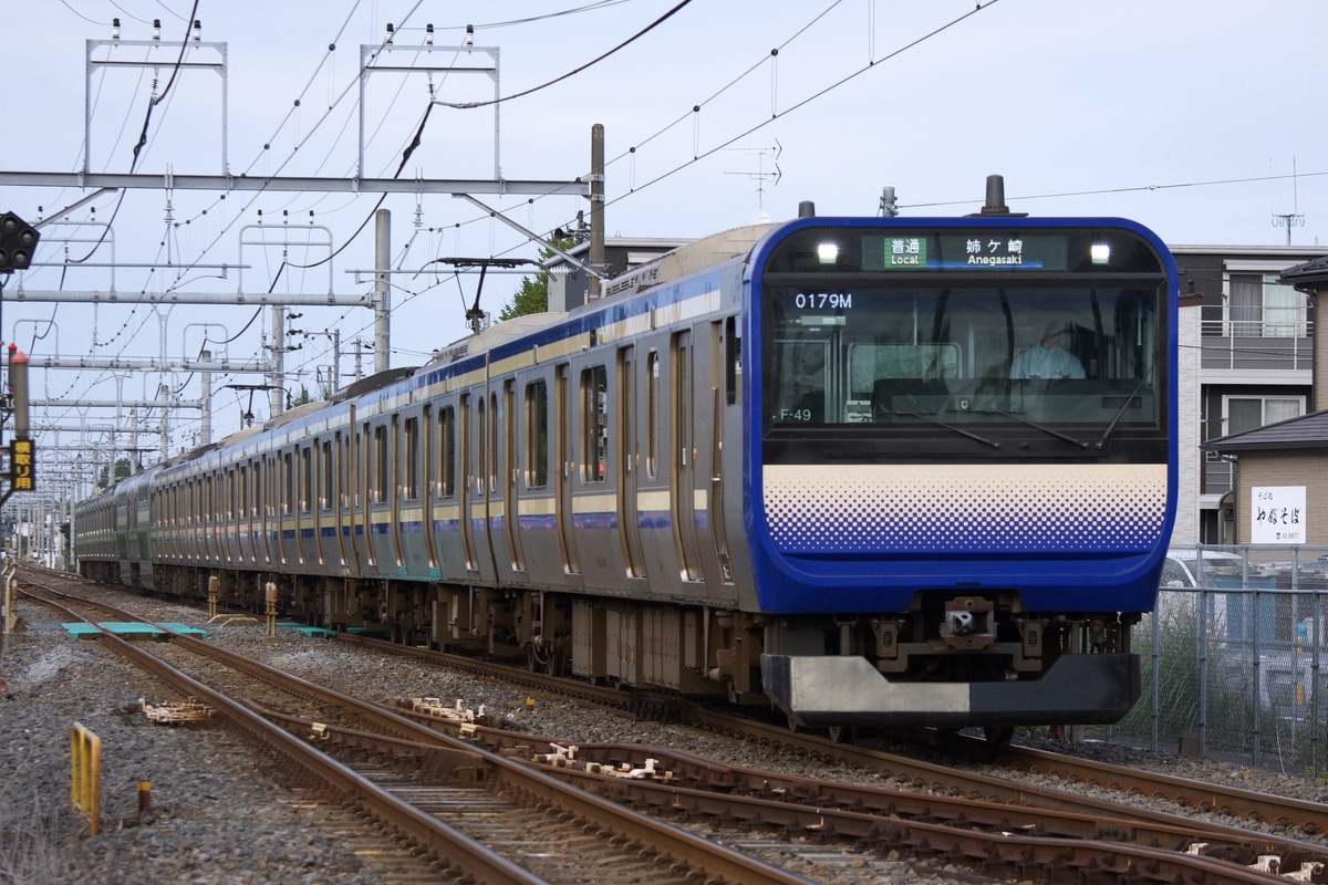 JR東日本 鎌倉車両センター本所 E235系 クラF-49貶せ