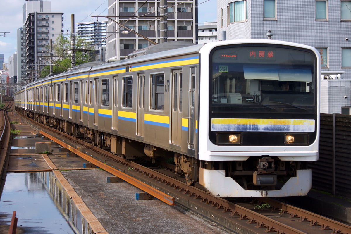 JR東日本 幕張車両センター 209系 マリC424編成