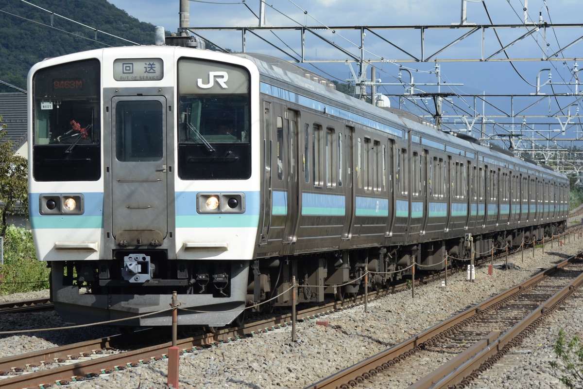 JR東日本 長野総合車両ベース 211系 ナノN601編成