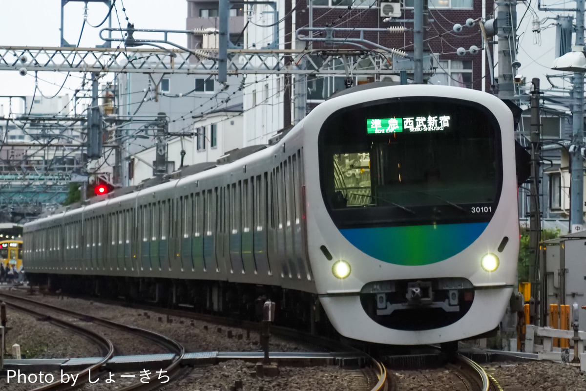 西武鉄道 新宿線車両所南入曽車両基地（旧・南入曽車両管理所 30000系 30101F
