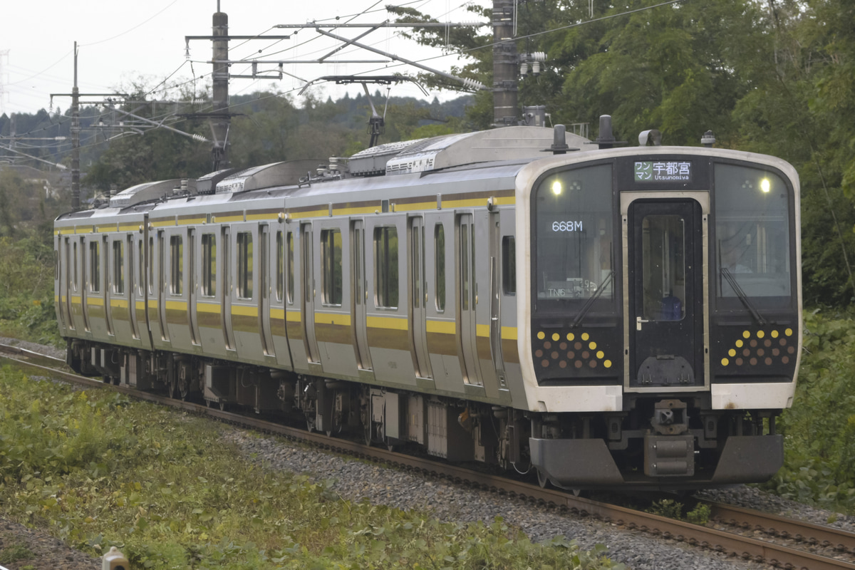 JR東日本 小山車両ベース E131系 ヤマTN6編成