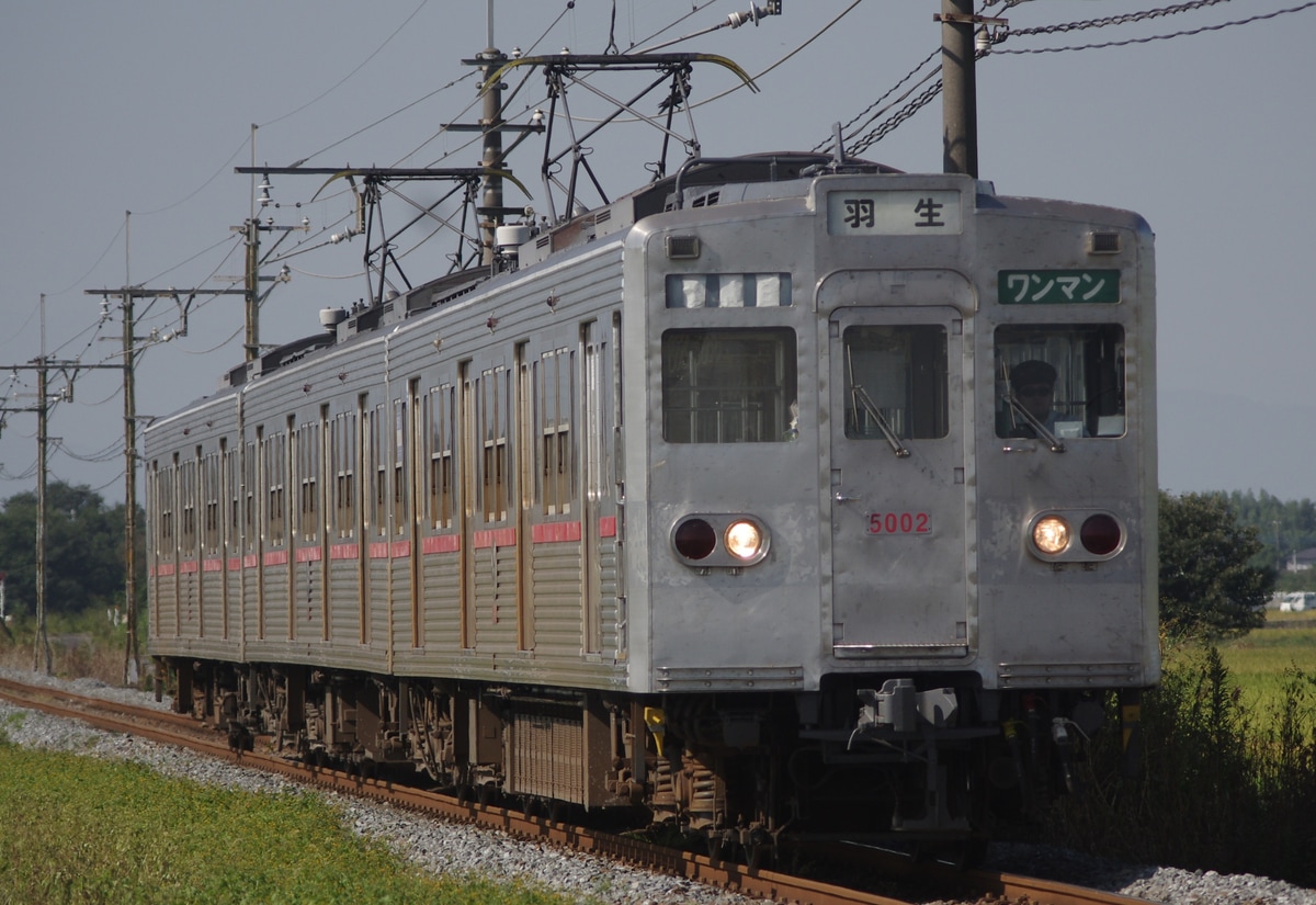 秩父鉄道 広瀬川原車両基地 5000系 5002F