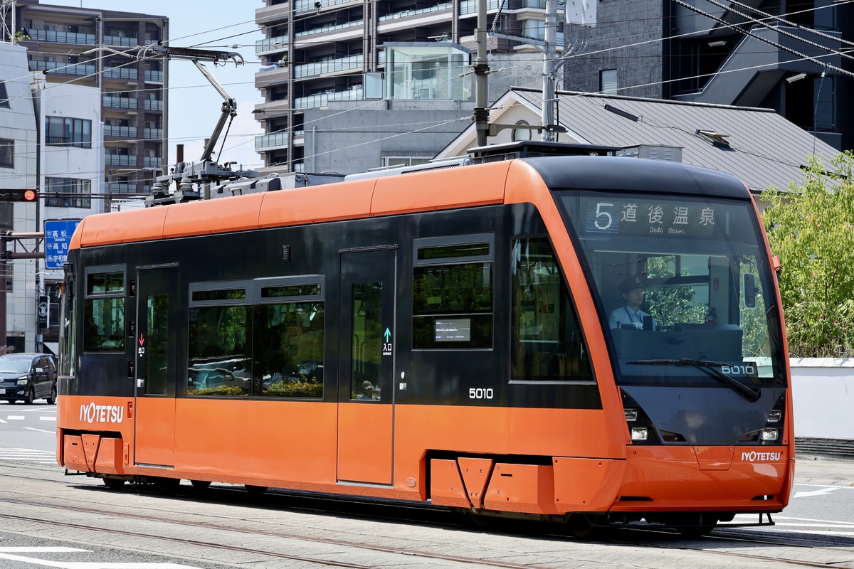 伊予鉄道 古町車両工場 モハ5000形 5010
